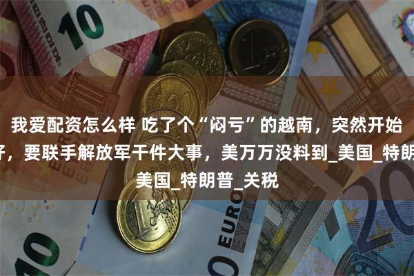 我爱配资怎么样 吃了个“闷亏”的越南，突然开始对华示好，要联手解放军干件大事，美万万没料到_美国_特