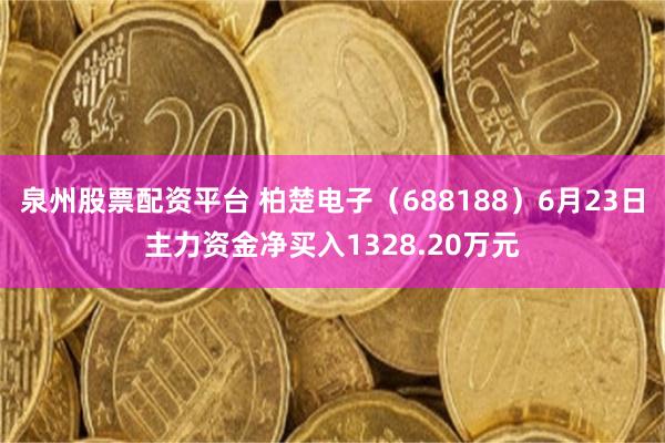 泉州股票配资平台 柏楚电子（688188）6月23日主力资金净买入1328.20万元