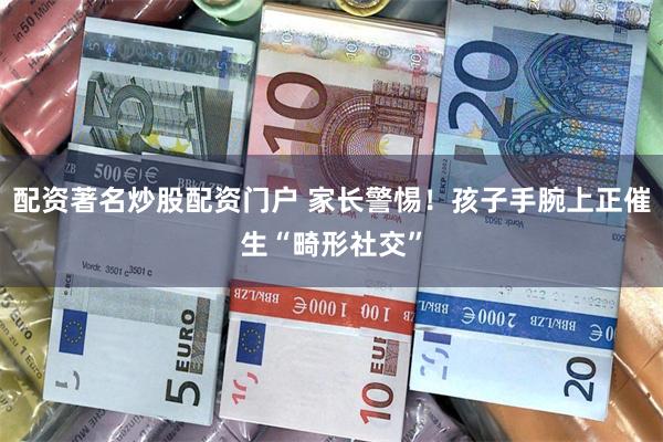配资著名炒股配资门户 家长警惕！孩子手腕上正催生“畸形社交”