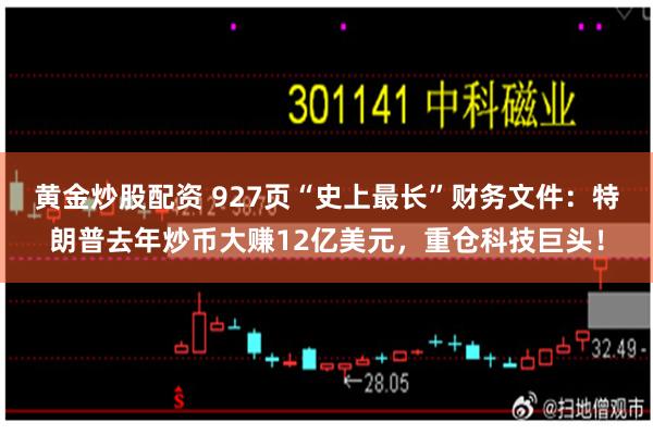 黄金炒股配资 927页“史上最长”财务文件:特朗普去年炒币大赚12亿美元,重仓科技巨头!