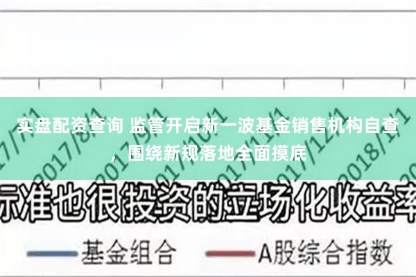 实盘配资查询 监管开启新一波基金销售机构自查,围绕新规落地全面摸底