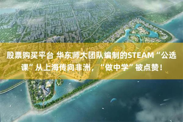 股票购买平台 华东师大团队编制的STEAM“公选课”从上海传向非洲,“做中学”被点赞!
