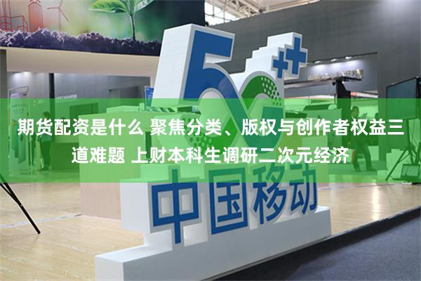 期货配资是什么 聚焦分类、版权与创作者权益三道难题 上财本科生调研二次元经济